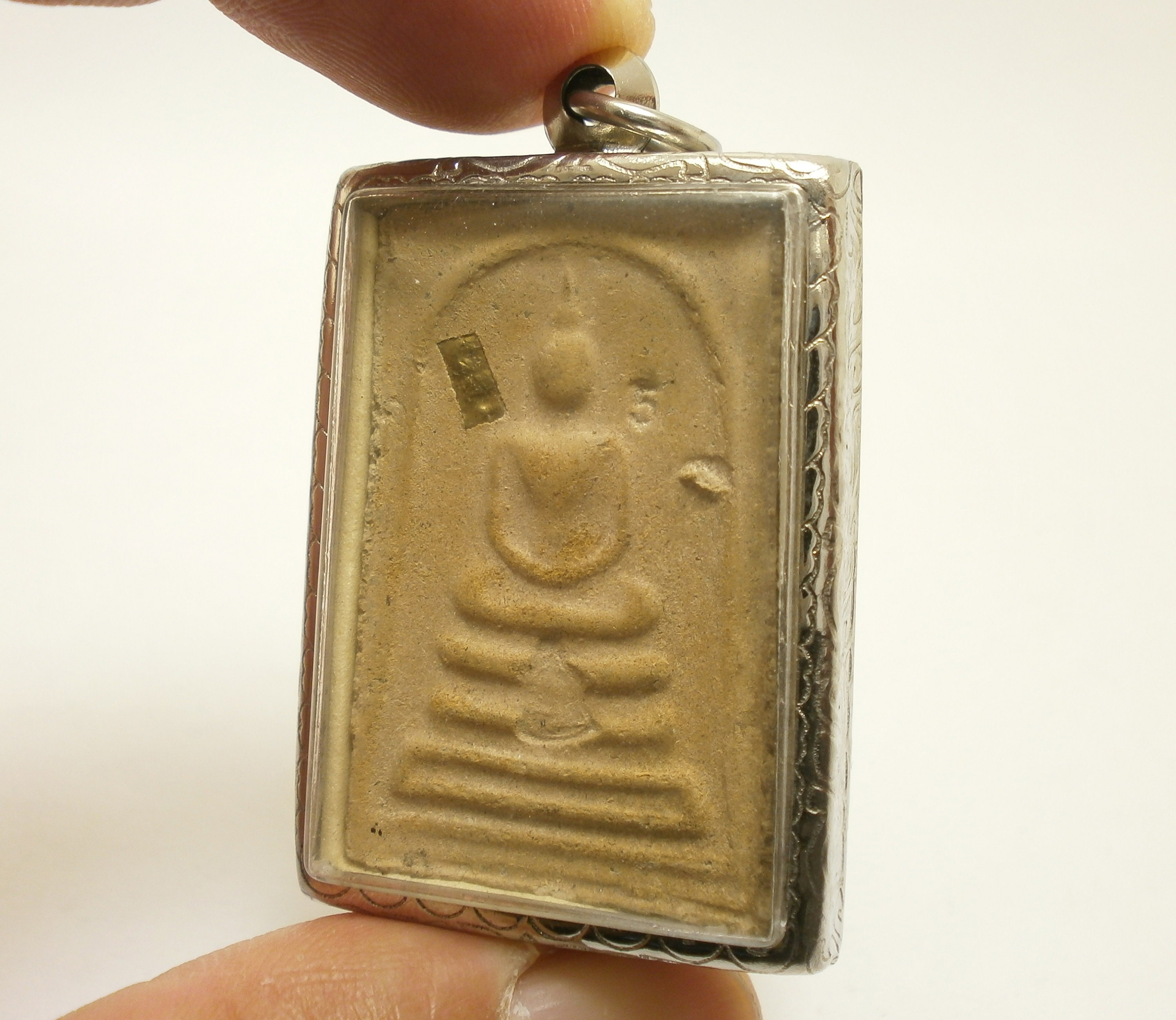 Genuine Takrut Yant Thai Buddha Talisman Amulet Collectible Luck Wealth 
