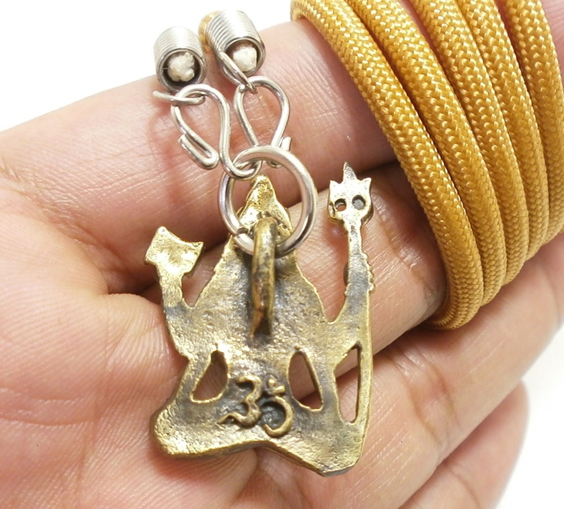 シヴァ神のペンダントネックレス：ヒンドゥー教の神のお守り