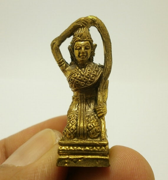 Statue Phra Mother Earth rid of evil spirits prevent black magic Thai Amulet