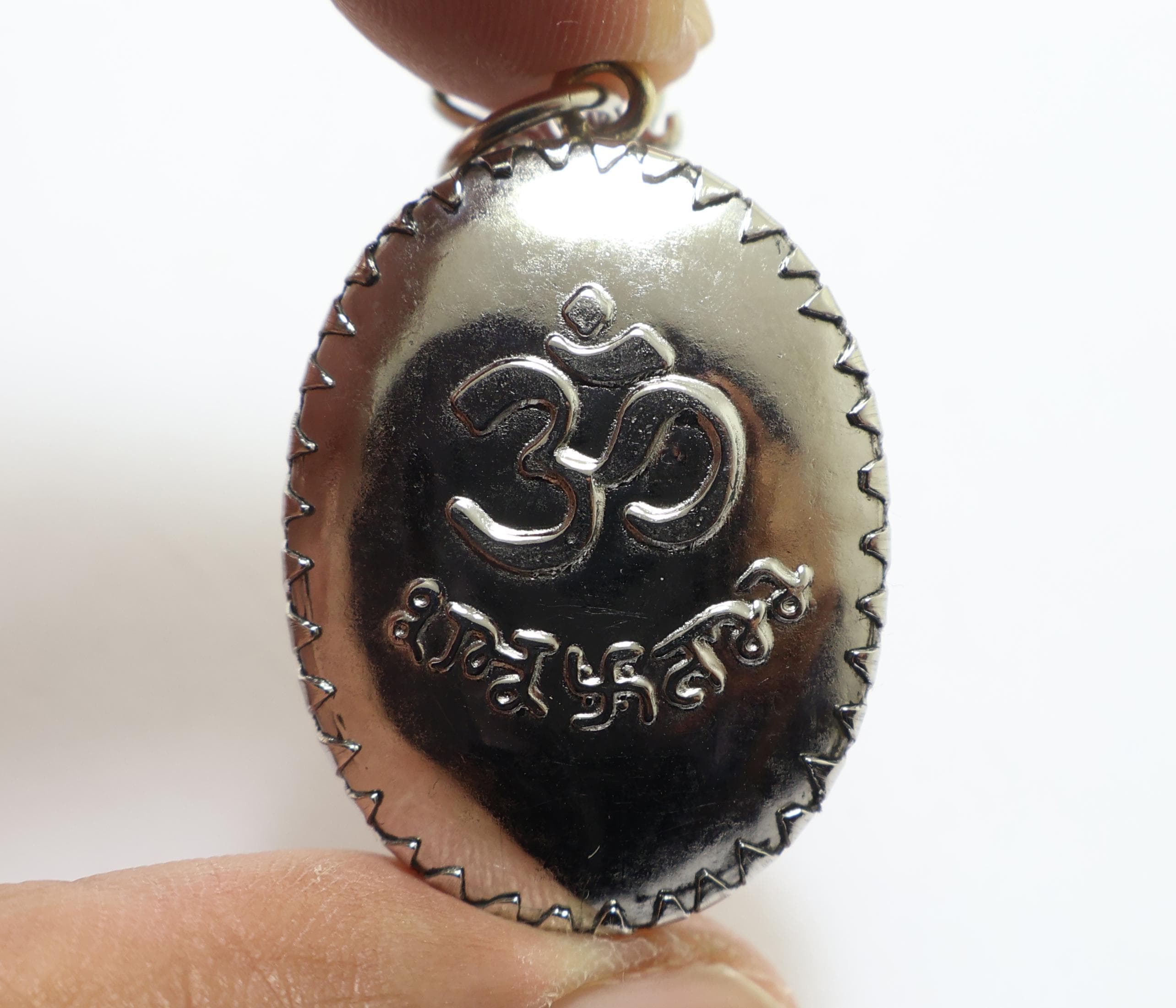 シヴァ神のファミリービッグペンダント：ヒンドゥー教の神オームの