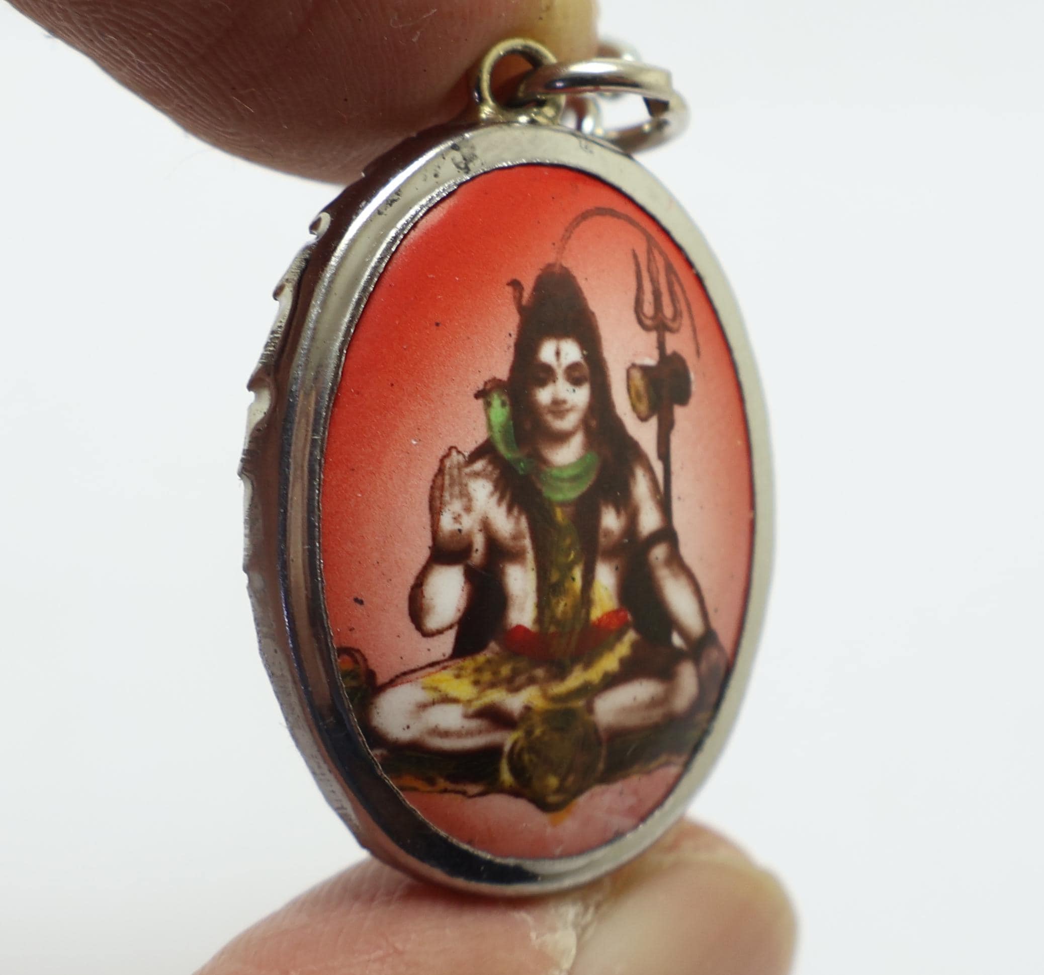 新品】シヴァ神マハデヴァ オム・ペンダントヘッド＋ステンレス