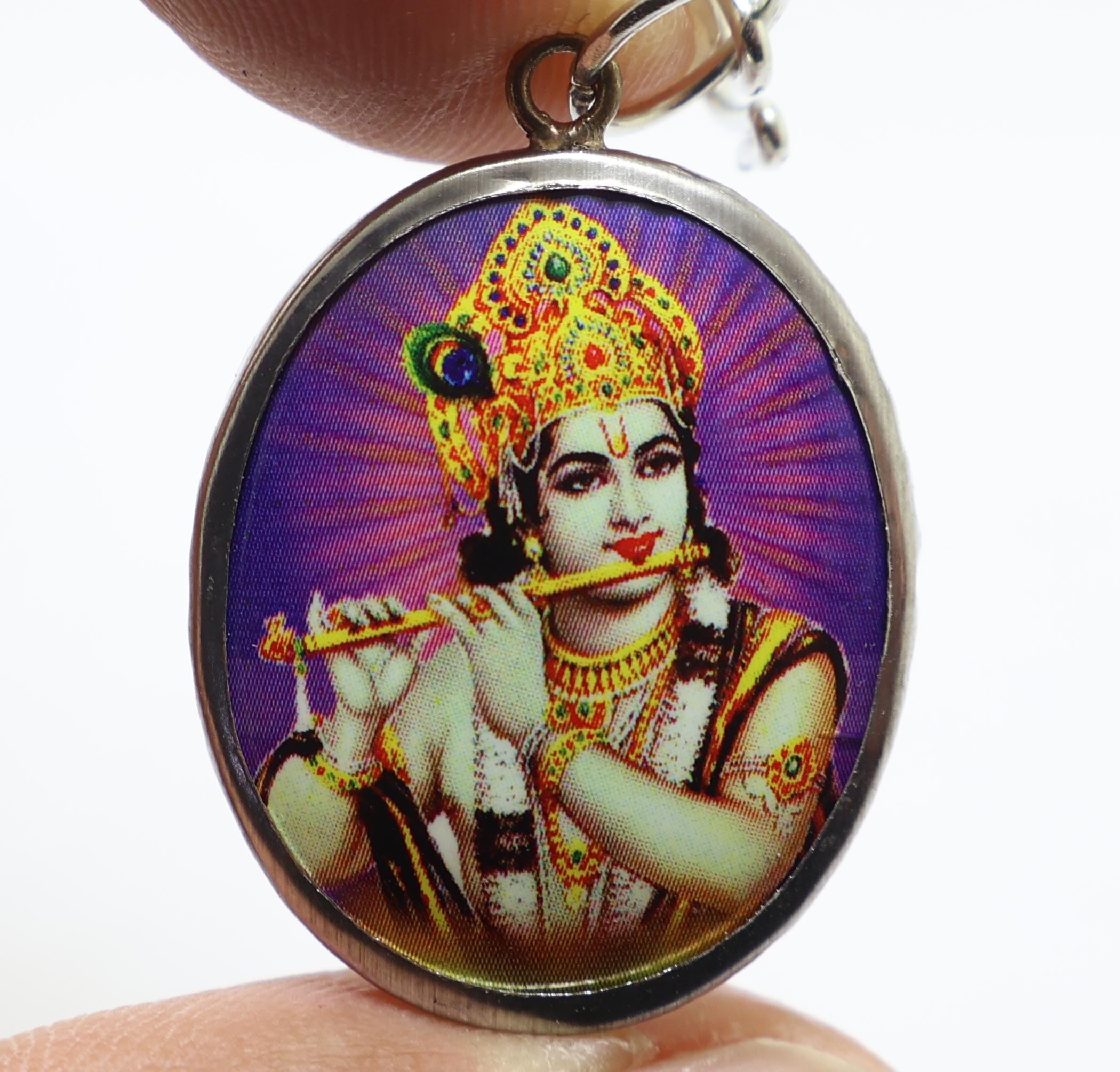 クリシュナ ペンダント ヒンドゥー教の神 ヴィシュヌ アミュレット