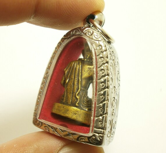 Hermit Cheevaka blessing for healing good health ruesri lersi Cheevok Cheewok Thai pendant amulet Thailand nice lucky gift talisman