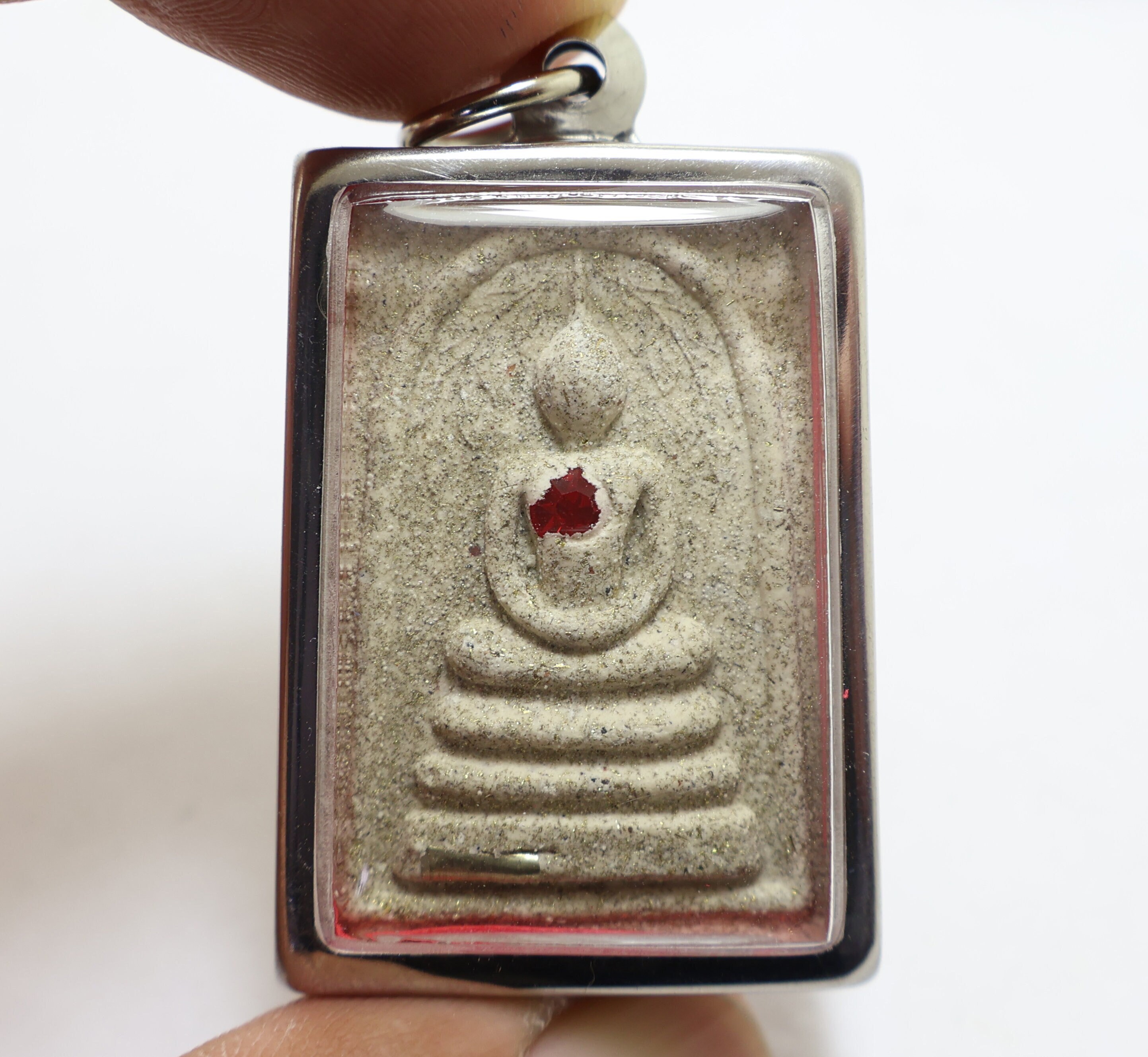 Phra Somdej LP Hong Pendant (2) of Wat Petchburee Temple