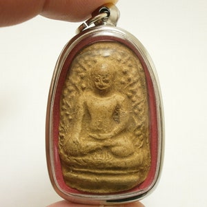 Phra Perm of Lumpoon Thai powerful Lord Buddha amulet antique pendant Prosperity Success & Wealth attraction Thailand powerful nice gift