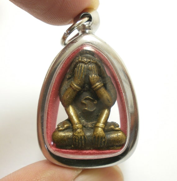 Phra Pidtawan pitta pidta Thai Pendant amulet ble… - image 1