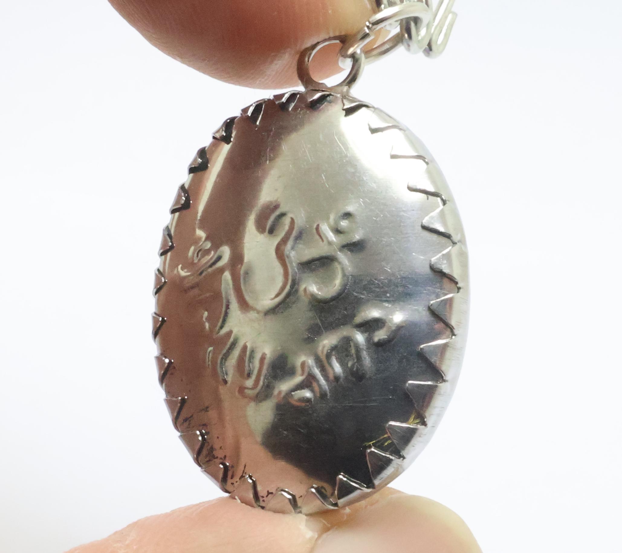 ガネーシャ卿ペンダント: ヒンドゥー教の神のお守りネックレス、1980