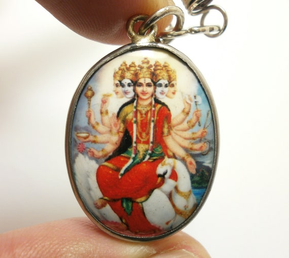 Maa Gayatri Savitri Vedamata mother of vedas ride… - image 1