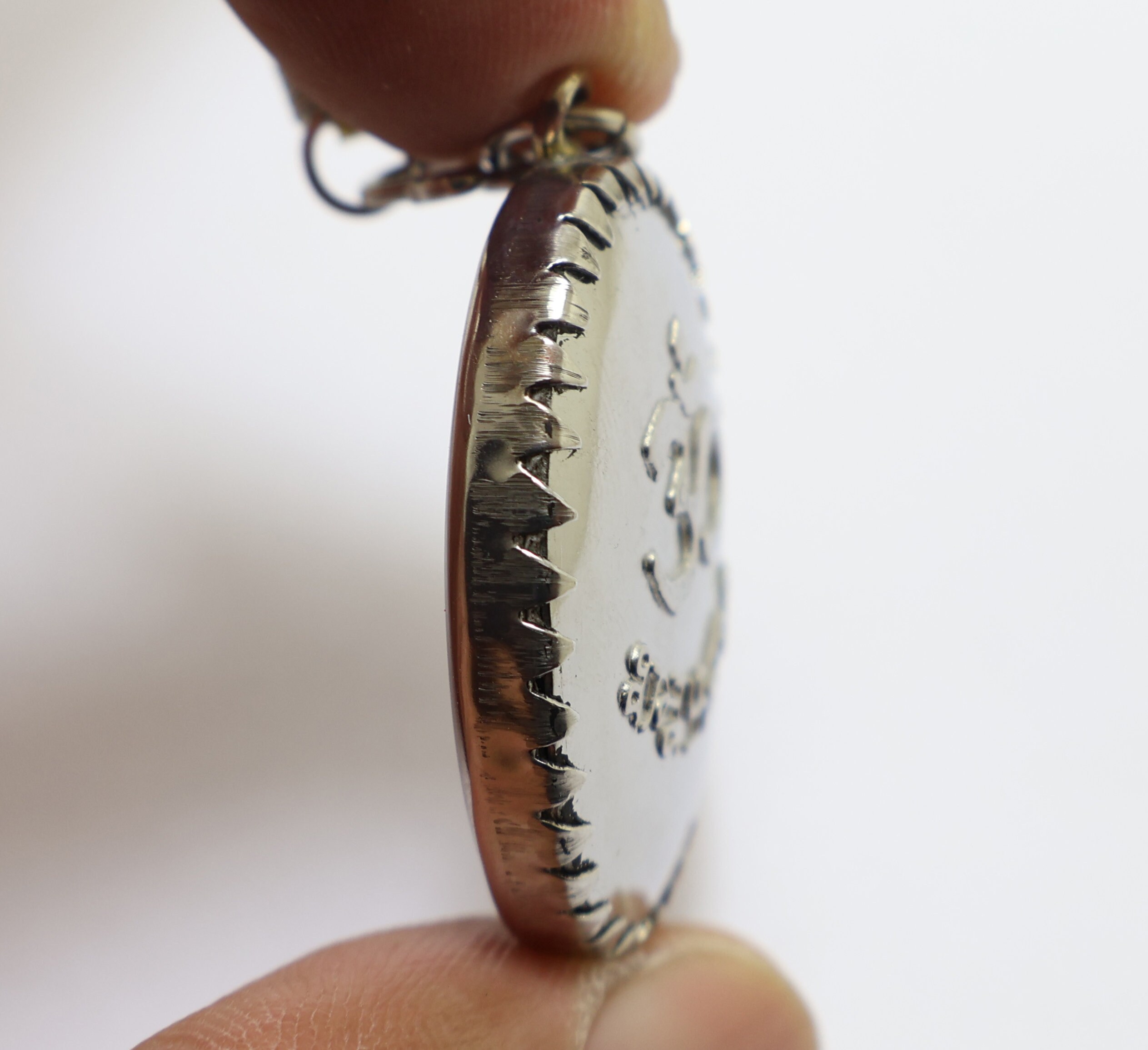 シヴァ神とガネーシャのビッグペンダント：ヒンドゥー教の神のお守り