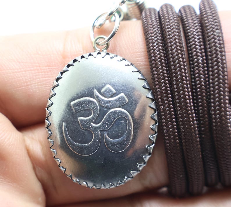 Colgante del Señor Ganesha con el símbolo Om: Amuleto Ohm del dios hindú del éxito, Fujii Kaze imagen 6