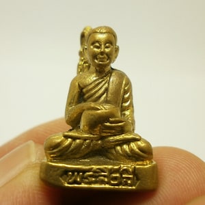Thai Brass Phra Sivalee Amulet: Wealth & Luck