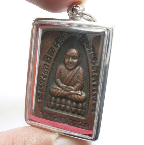 LP Tuad Wat Pa-Koh pendant (1) Thai LP Sang Buddh… - image 7