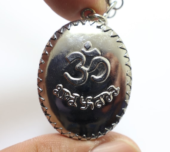 シヴァ神とガネーシャのビッグペンダント：ヒンドゥー教の神のお守り