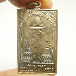 Somdej Toh Wat Rakang Amulet Pendant: Thai Buddha, Success & Wealth