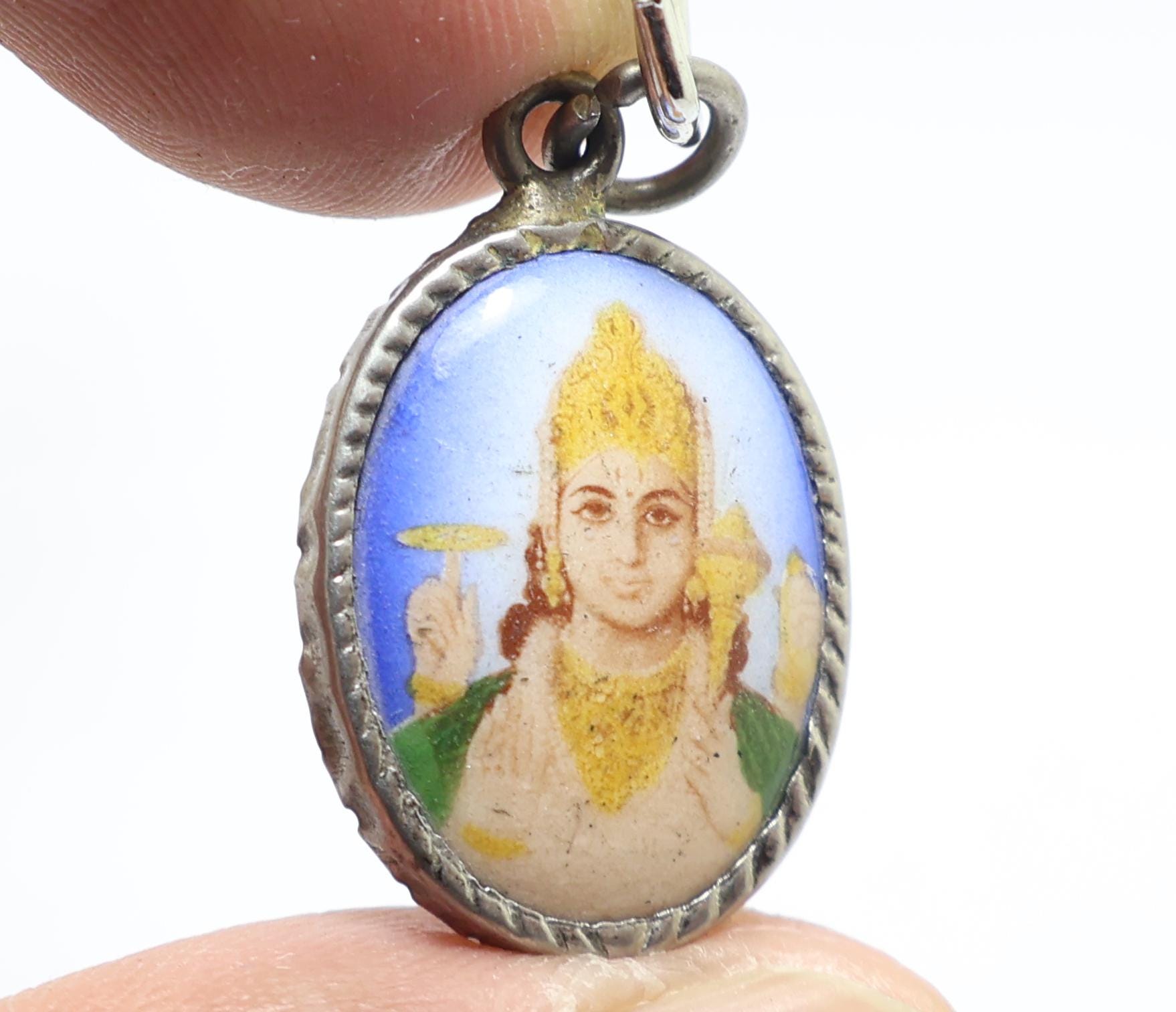 藤井風 ヴィシュヌ神 ペンダント ネックレス ヴィシュヌ神アミュレット: ヒンドゥー教の神のペンダント ネックレス