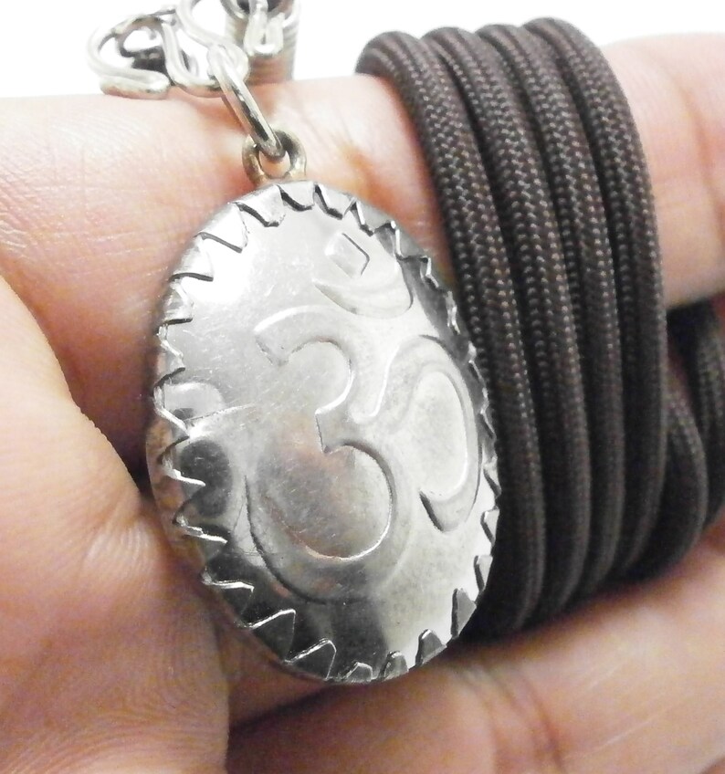 Durga Uma Devi Parvati Hindu Goddess real bless rare amulet pendant with rope necklace life protection Thailand nice gift Hinduism god deity