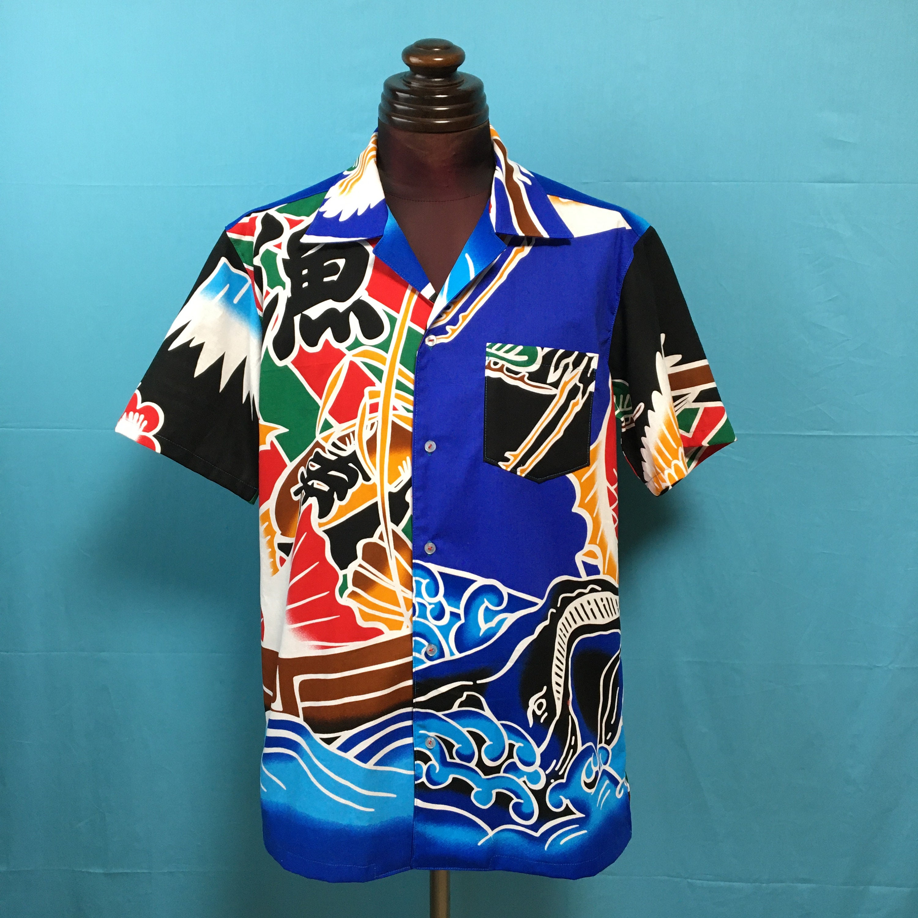 US S Japanese Cotton Hawaiian Shirt 