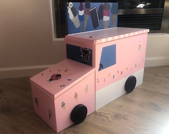 ICE CREAM TRUCK Toy Box!!