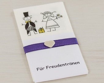 Taschentücher Freudentränen Hochzeit TT0005