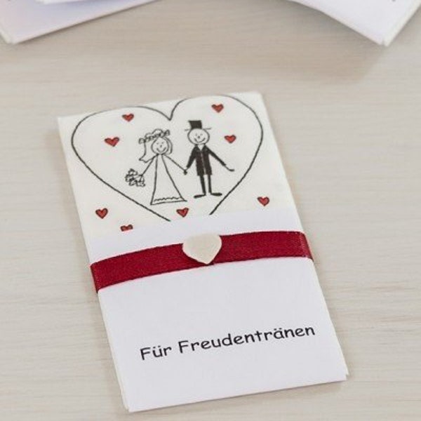 Taschentücher Freudentränen Hochzeit TT0012