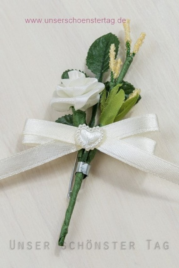 Hochzeitsanstecker selber basteln