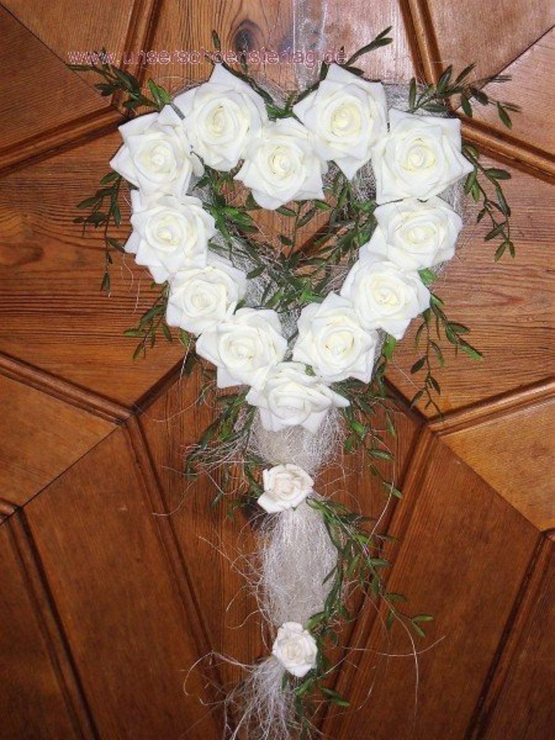 Schöner Türkranz in Herzform Hochzeit TK001 Etsy.de