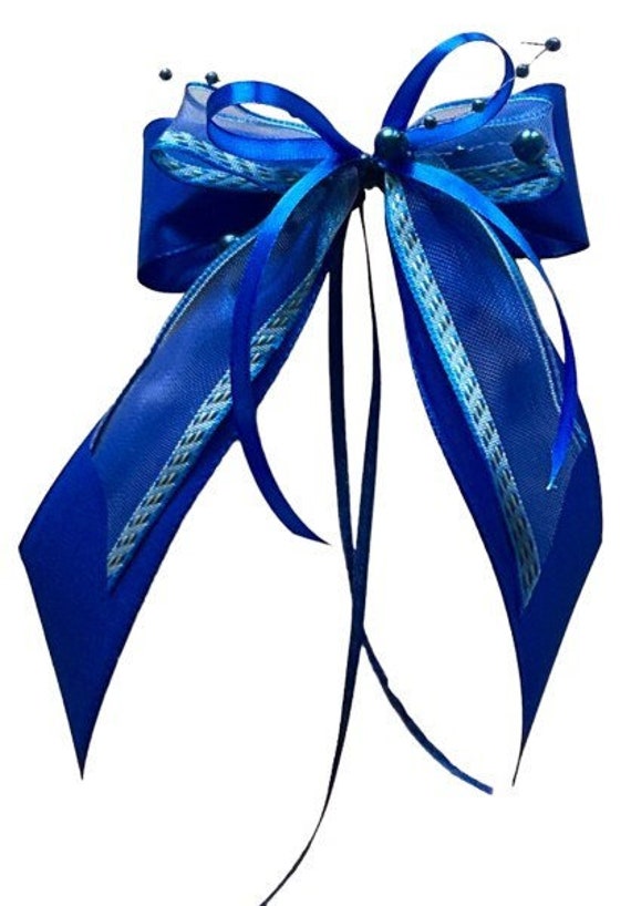 Christmas Bows Gifts Christmas WS2364 in a Set of 10 Light Blue