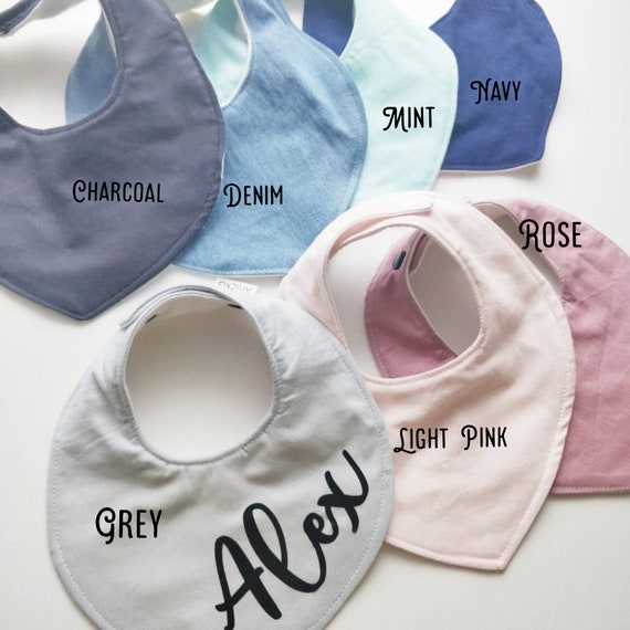 personalised dribble bibs