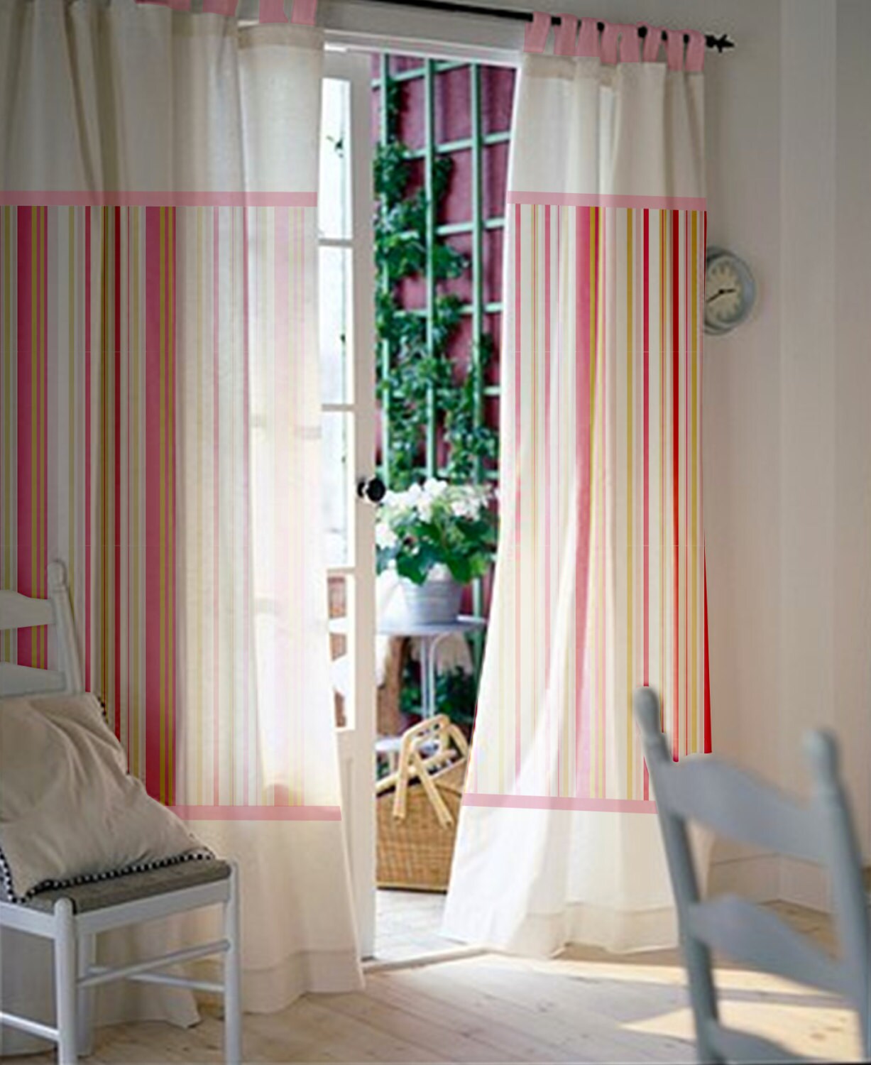 Window Curtains Nursery Curtains Kids Curtains White And Etsy