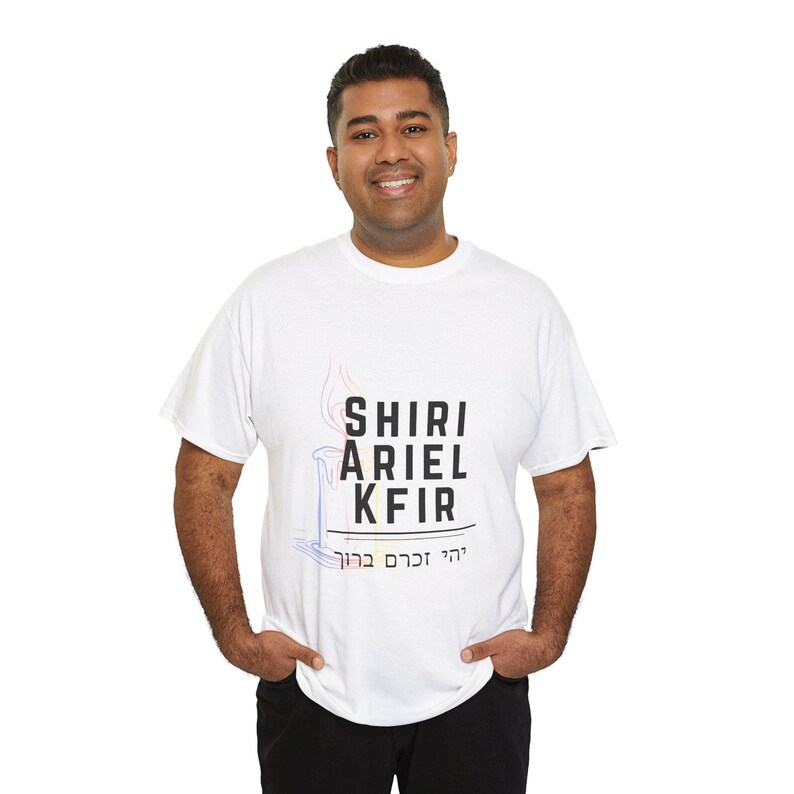 In Loving Memory Unisex Tee: Shiri Ariel Kfir Bibas Shirt image 5