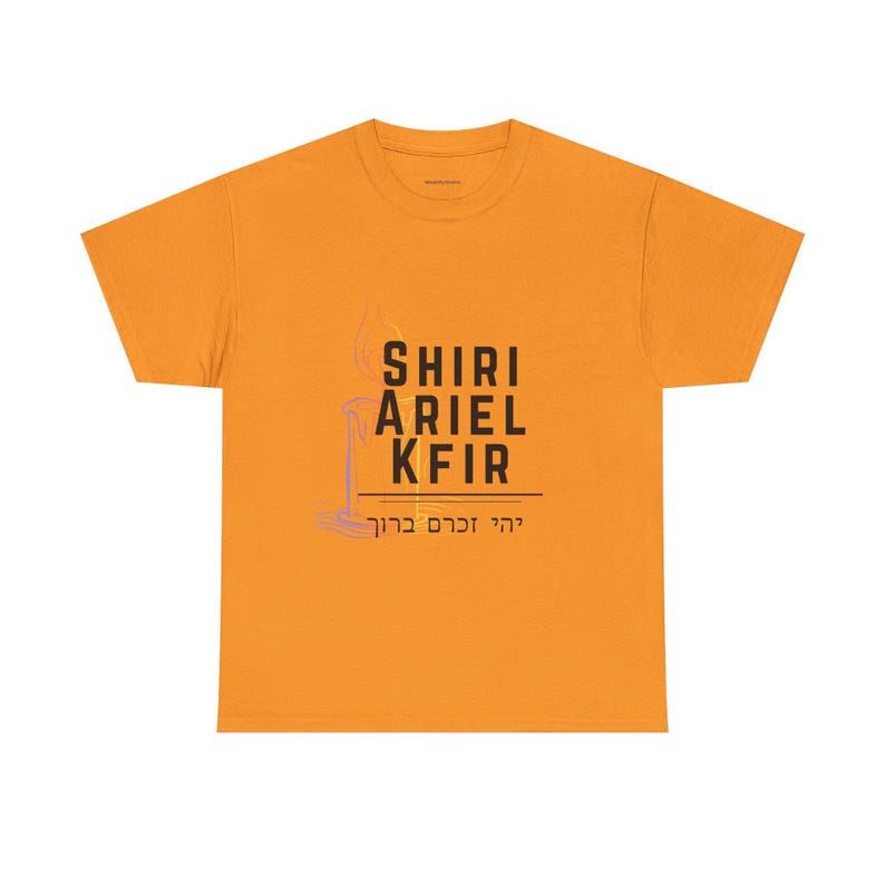 In Loving Memory Unisex Tee: Shiri Ariel Kfir Bibas Shirt image 3