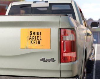 Bibas Family Car Magnet, Jewish Memorial, Tribute Remembrance