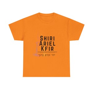 In Loving Memory Unisex Tee: Shiri Ariel Kfir Bibas Shirt image 4