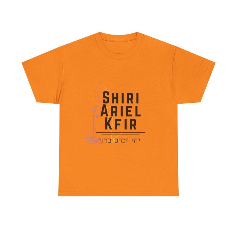 In Loving Memory Unisex Tee: Shiri Ariel Kfir Bibas Shirt image 4