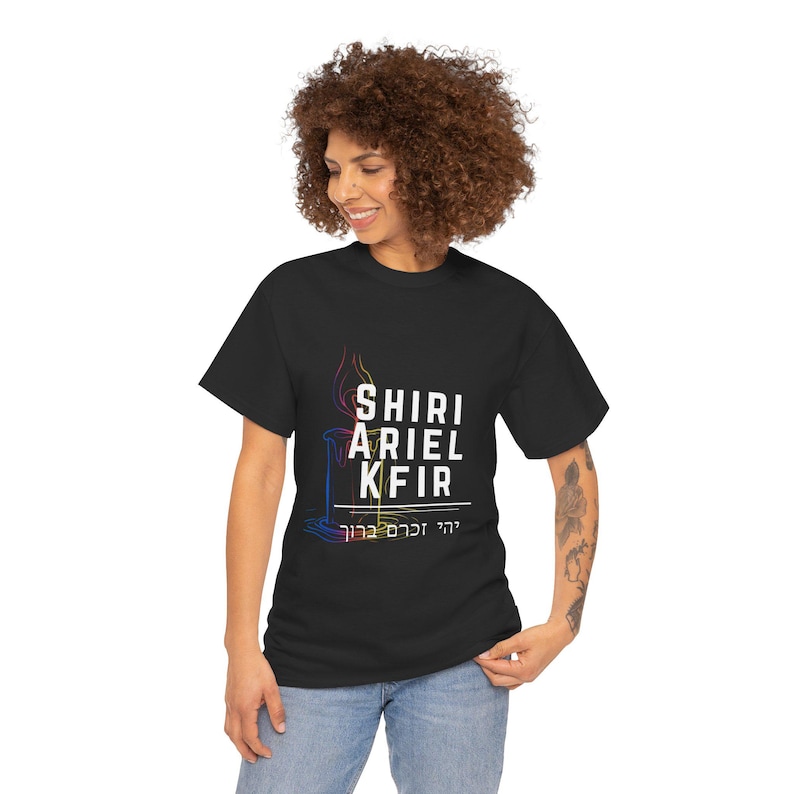 In Loving Memory Unisex Tee: Shiri Ariel Kfir Bibas Shirt image 6