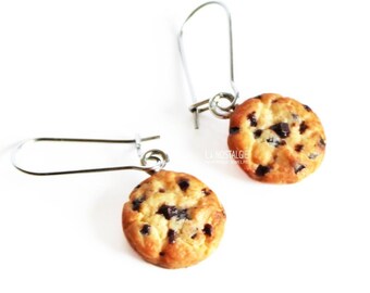 Choc Chip Cookies Earrings Christmas Biscuits Unique Birthday Gifts For Friends