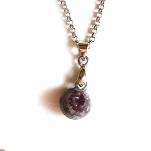 Blueberry Necklace,Blueberry Jewelry,Berry Necklace,Adjustable Necklaces,Silver Charm necklace,Fruit Necklace,Summer Necklace