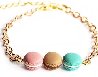 Macaron Guldstångsarmband Dam Minimalistiska Handgjorda Smycken Presenter Till Henne