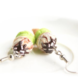 Ice Cream Beach Earrings Dangle Mint Green Chocolate Girls Summer Jewelry Trends Birthday Gifts image 8