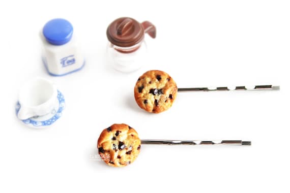 Cute Girls Hair Clip Cookie Pins Womens Accessory Barrettes Daughter Mother Gift