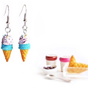 Ice Cream Beach Earrings Dangle Mint Green Chocolate Girls Summer Jewelry Trends Birthday Gifts image 7