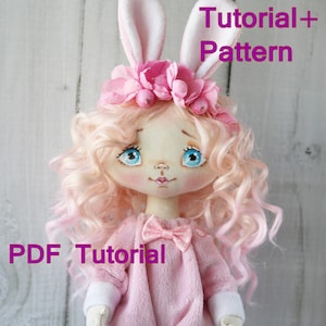 Doll making Tutorial + pattern PDF Cloth doll