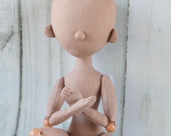 Doll body 13 in Handmade cloth doll supply