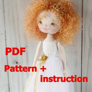 Tutorial Doll Sewing pattern Doll making pattern PDF Sewing tutorial