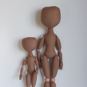 Novo tom de tecido! Corpo de boneca de 13/18 pol. Corpo de boneca em branco. Fabricação de bonecas. Corpo de boneca de pano. Fornecimento de boneca artesanal
