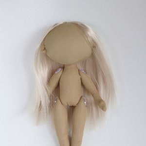 Fabric doll without clothes Doll blank 24 cm/9in+ hairdress Blank dolls