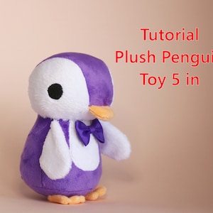 PDF tutorial Plush Penguin 5.1in DIY a toy