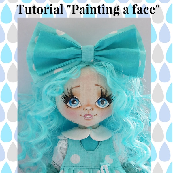 Doll Face Painting Tutorial Etsy