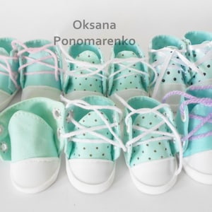 PDF Tutorial pattern sneakers for doll Shoes for doll