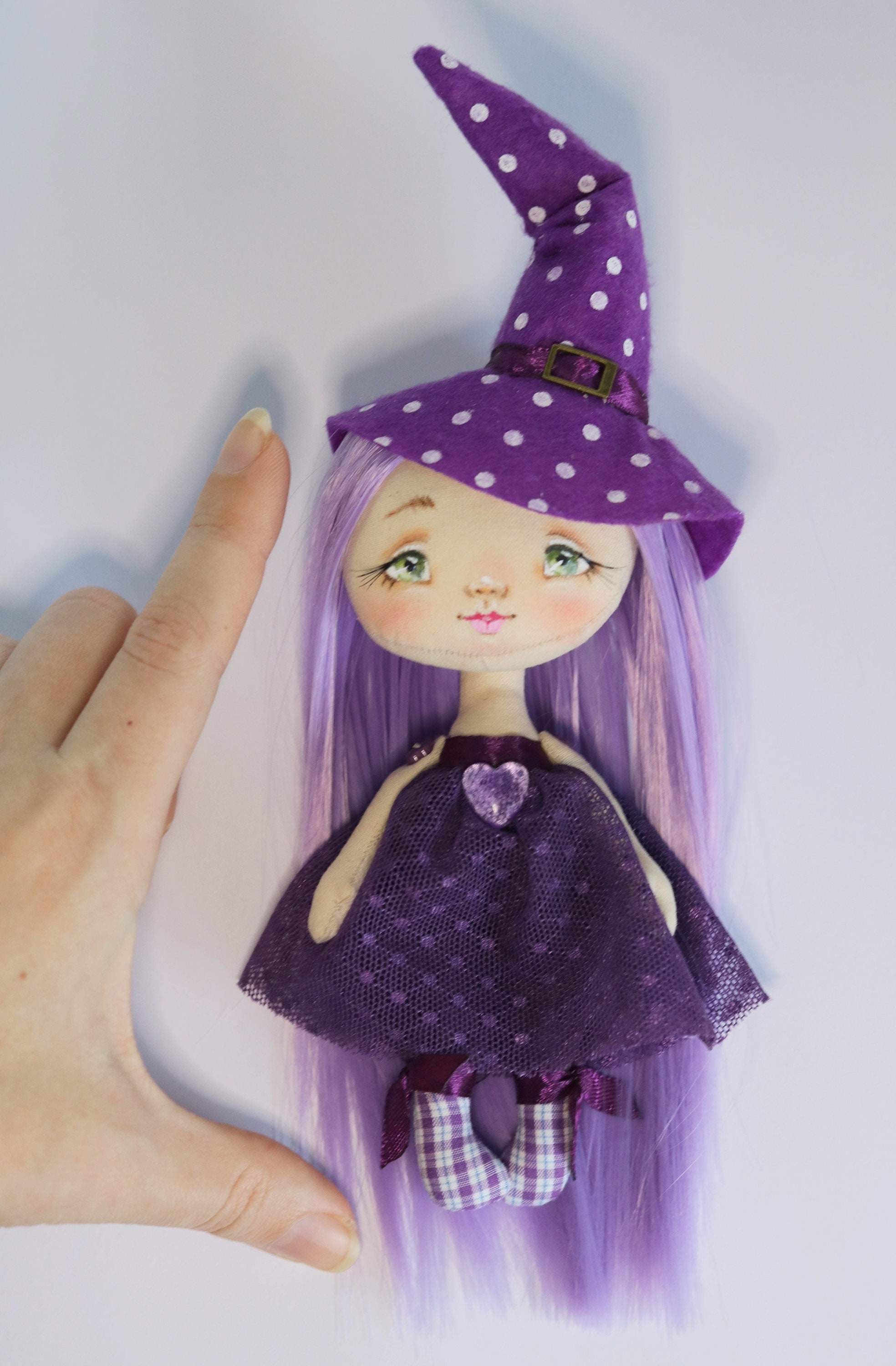 Witch Kitchen Doll Halloween Witch Doll Halloween Decor Little | Etsy